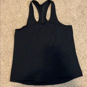Black work out tank top
